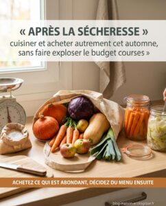 Après la sécheresse : cuisiner et acheter autrement cet automne, sans faire exploser le budget courses Après la sécheresse : cuisiner et acheter autrement cet automne, sans faire exploser le budget courses
