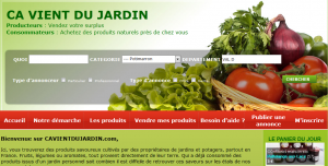 ca vient du jardin