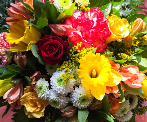 Des fleurs pour la fête des grands-mères