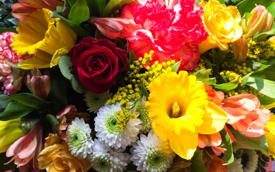 Des fleurs pour la fête des grands-mères