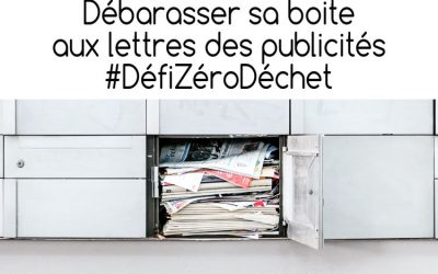 Vider sa boite aux lettres des prospectus – Défi zéro déchet